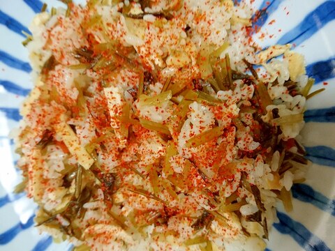 お漬物★壬生菜の炒飯